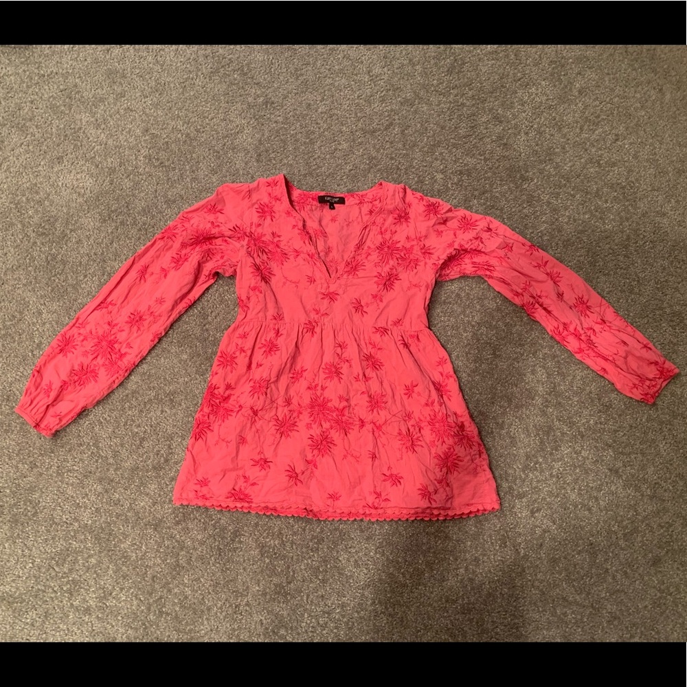 Karen Kane petites small pink long sleeve